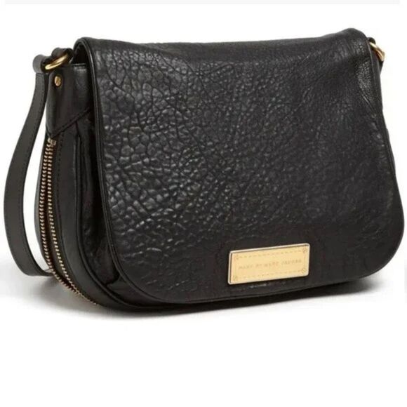 Marc Jacobs Large Nash Two Tone Hardware Black Crossbody - Picture 3 of 13
